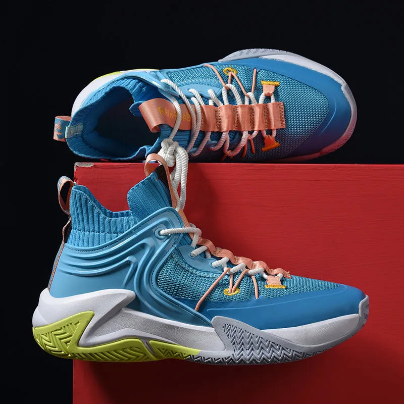 New Custom Logo Oem Odm Breathable Sports Shoes Anti Slip Men Basketball Style Shoes