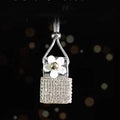 Wholesale 5ml 8ml 10ml Empty Luxury Crystal Car Perfume Bottle Hanging Air Freshener Car Perfume Diffuser Bottle