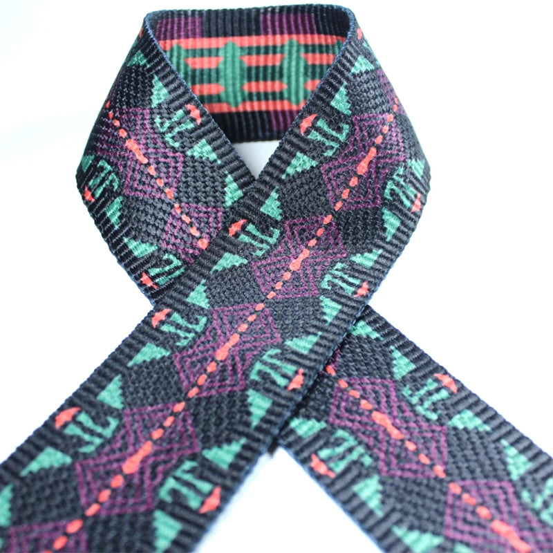 Stock 5cm Width New Heat Transfer LOGO Strong Polyester Strap Webbing Dog Collar