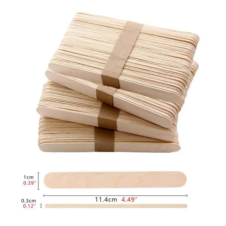 Eco-Friendly 100% Natural Wooden Ice Cream Sicks Kitchen Gadget Production Line for Popsicle Sticks Environmentally Friendly