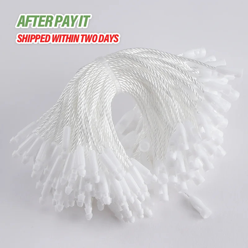 1000 Pieces in Stock Per Package Customized Clothing Accessories Hanging Particles Plastic Swing Clothing Hanging Labels