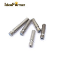 New 3d Printer Accessories M6 Screw Thread 26/30/40mm Length With/without PTFE Tube Stainless Steel MK Throat for 1.75/3mm