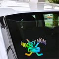 Mom Hockey Sports Decal Car Door Laptop Removable Vinyl Sticker Wall Decor Vinyl Sticker Gift Die Cut Decals Latop Window Glass