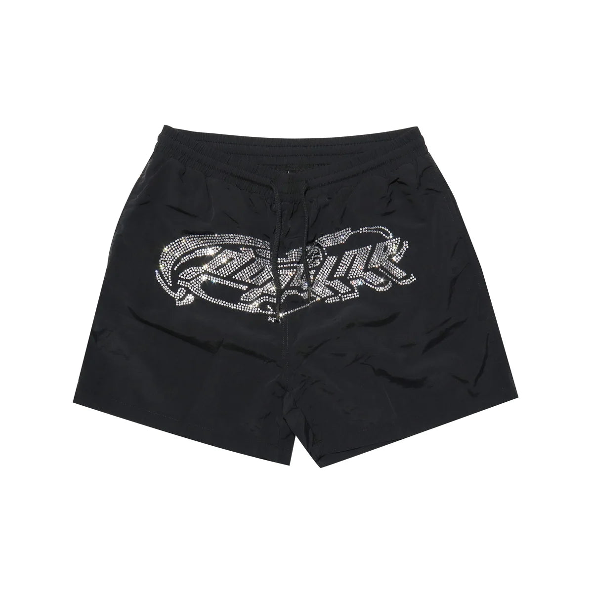 Custom Quick Dry High Quality Nylon Short Rhinestone Shorts Men