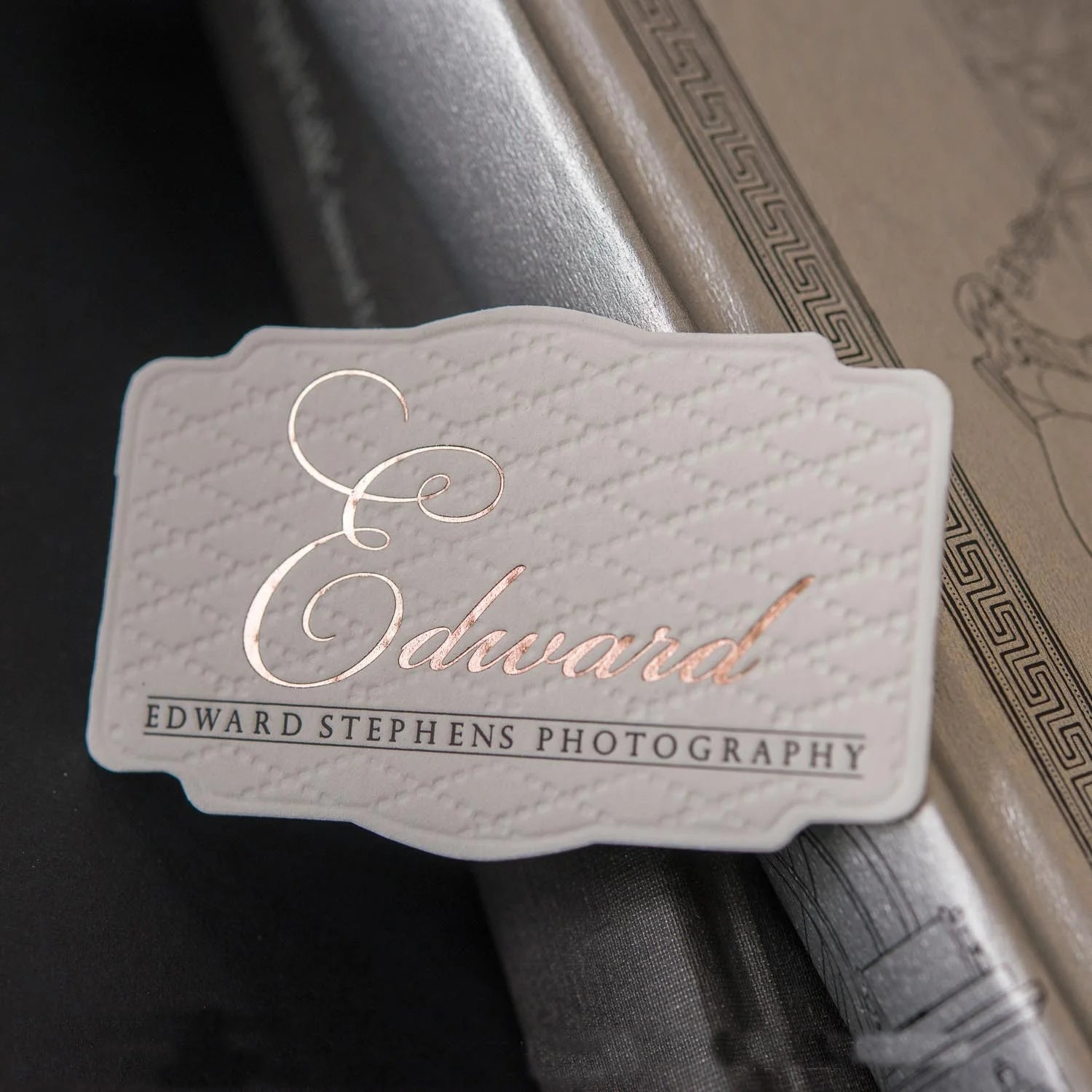Custom Printed Gold Foil Paper Letterpress Business Card Hot Stamping 4c+4c CMYK Pantone