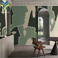Modern 3D Interior Art Designs Waterproof Camouflage Wallpaper Mural for Bedroom Wall Decor for Hotel Wall Decoration