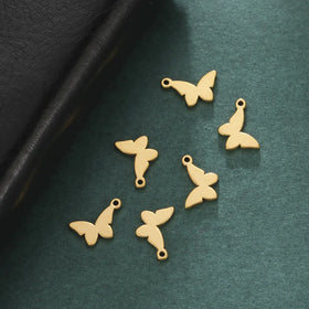 Stainless Steel Pendant for Jewelry Making Moon Stars Lightning DIY Pendant for Earrings Necklace Bracelet