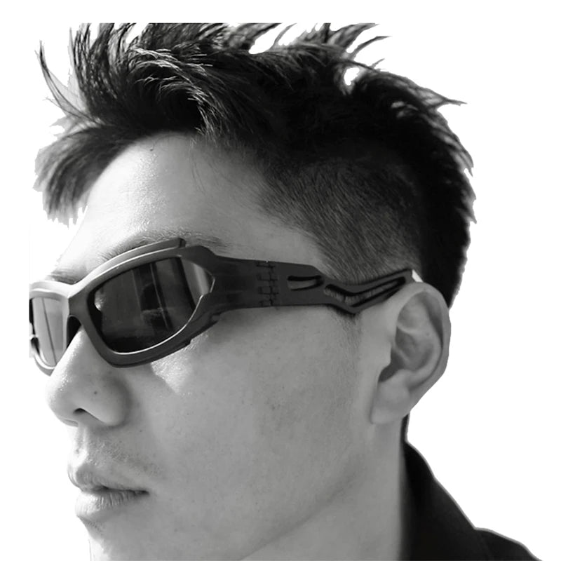 STORY STY4126D Fashion Motorcycle Sunglasses Cool Outdoor UV400 Vintage Y2K Steampunk Sun Glasses for Men Women