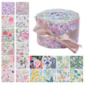20PCS Assorted Jelly Roll Fabric Cotton Strips Bundles Quilters Patchwork Sewing Accessory for DIY Art & Craft