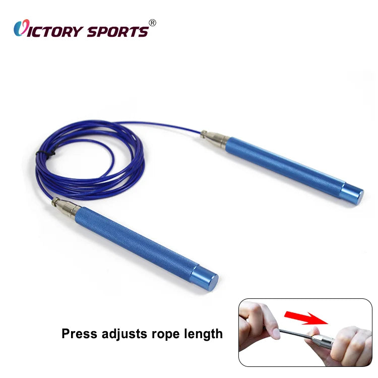 Exercise Adjustable Aluminium Handle Weighted Speed Jump Rope Skipping Rope for Exercise