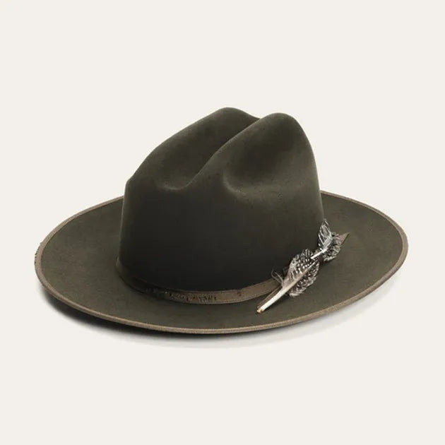 New Design Handmade Vintage Blank Formal Australian 100%  Wool Felt Hat Wholesale Men Fedora Cowboy Hats