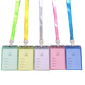 Employee Name ID Badge Wholesale Plastic Name Tag Badge Clip with Strap