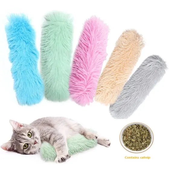 Fun Plush Strip Catnip Sound Paper Cat Toy Plush Classic Dogs and Cats Pet Pillows Accompany Interactive Cat Toys Plush