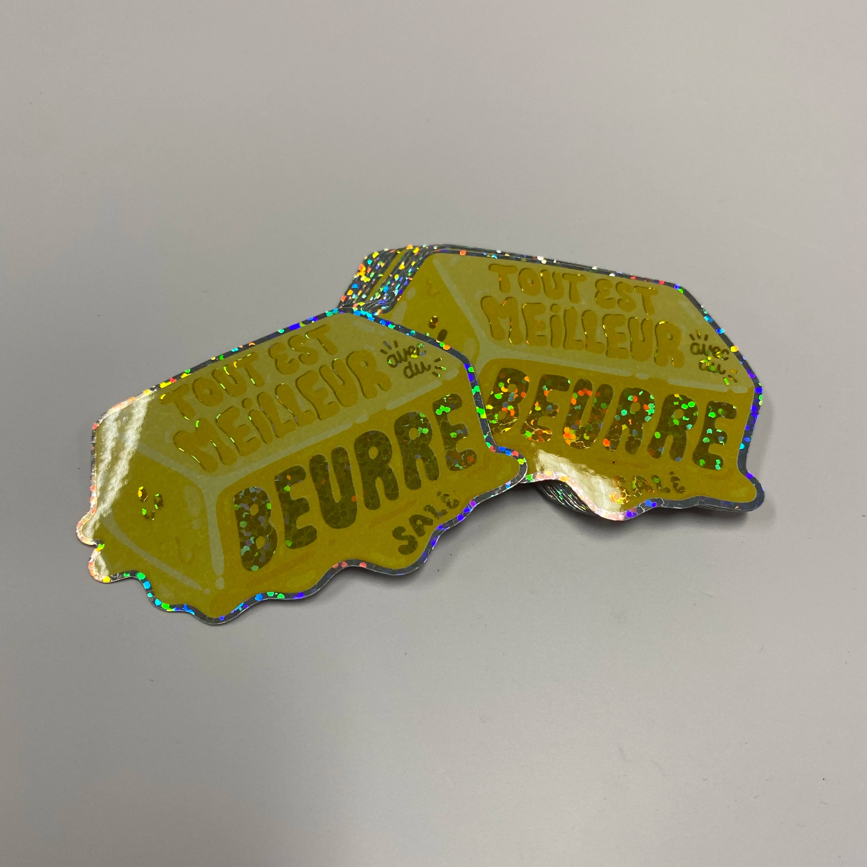 Custom Rainbow Laser Stickers Custom Printing Die Cut Waterproof Eco-friendly Matte Permanent Adhesive Custom Shapes Logo Labels