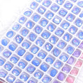 Aurora Mocha 3D Pointback 16 Facets Loose Rhinestone Oval Shape Crystal Glass for Nail Accessories and Jewelry Making