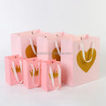 Luxury 250gsm White Cardboard Paper Bag Support Printed logo Clothing Shopping Paper Bags Boutique Recyclable Gift Bag With Rope