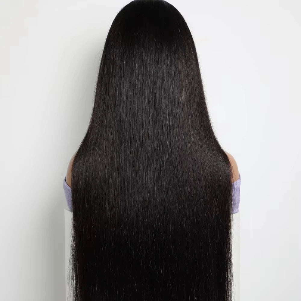 Cheap 10A Grade Human Hair 13*4 Transparent Lace Front Wig 180% Density Straight Top Quality Lace Frontal Wig for Women