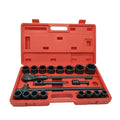 Industrial OEM Hand Tools 21Pcs Heavy Duty Impact Socket Wrench Set with 1 Year Warranty CR-MO Steel