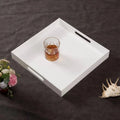 Large Premium Acrylic Serving Tray for Breakfast Tea & Coffee Premium Decorative Display for Food & Beverages