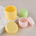 Custom Eco-Friendly 8oz Double Wall Airtight Cream Jar with Plastic Cap PP Base Material for Eye Cream Skin Care Cosmetics