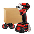 588NM Cordless Electric Impact Brushless Wrench 5 Speed Screwdriver 220V DIY 1/4" with 3 LED Light for Battery