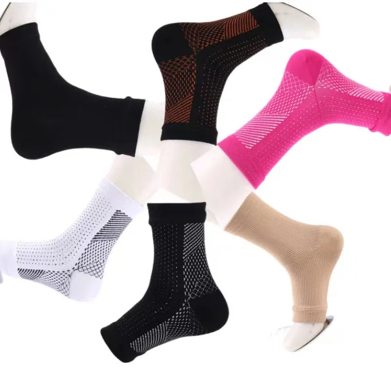 Compression Socks Sports Running Pressure Socks Sweat Absorbing Breathable Elastic Heel Socks