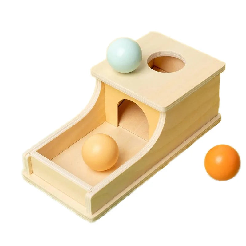 Custom Children Wooden Coin Target Box Montessori Early Educational Teaching Aids Toys for Kids