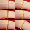 Dubai Jewelry Fish-Shaped Peach Heart Ladies Gold Plated-Plated Bracelet  Gold Plated Love Watch Chain Gold Plated Fish Bracelet