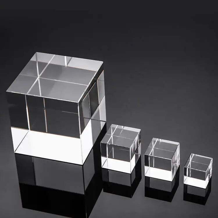 Small Bridge Wholesale Customized 3D Laser Engraved K9 Blank Crystal Cube Block for Quality Gift Engraving