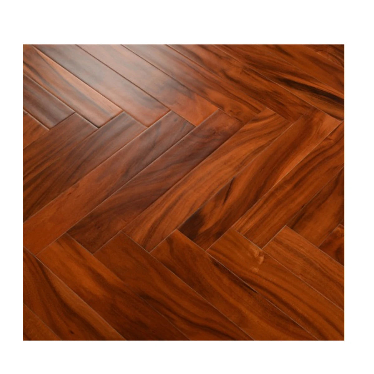 China Factory Luxury Acacia Natural Industrial Hardwood Timber Flooring Solid European Design Style UV Lacquered Water Resistant