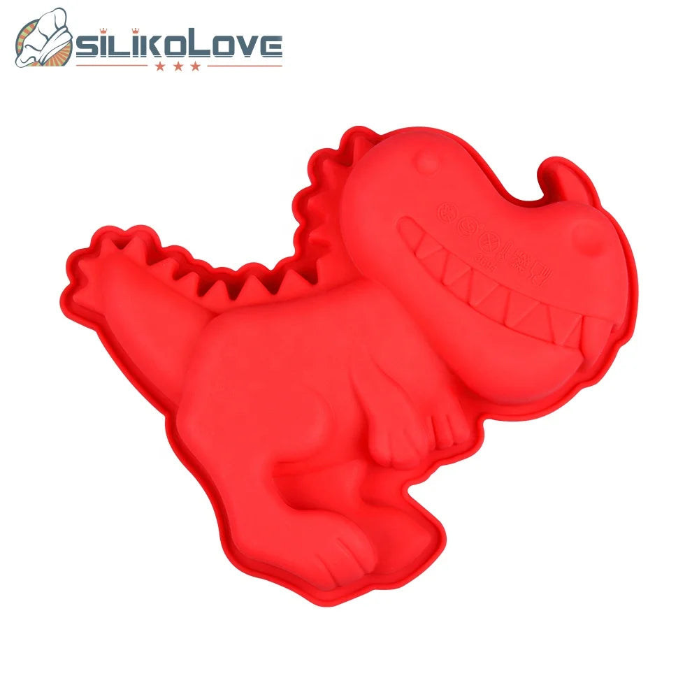 SILIKOLOVE Cartoon Baking Mold Silicone High Temperature Resistant Cake Pan Pudding Dessert Decorating Tool Cake Mousse Mold