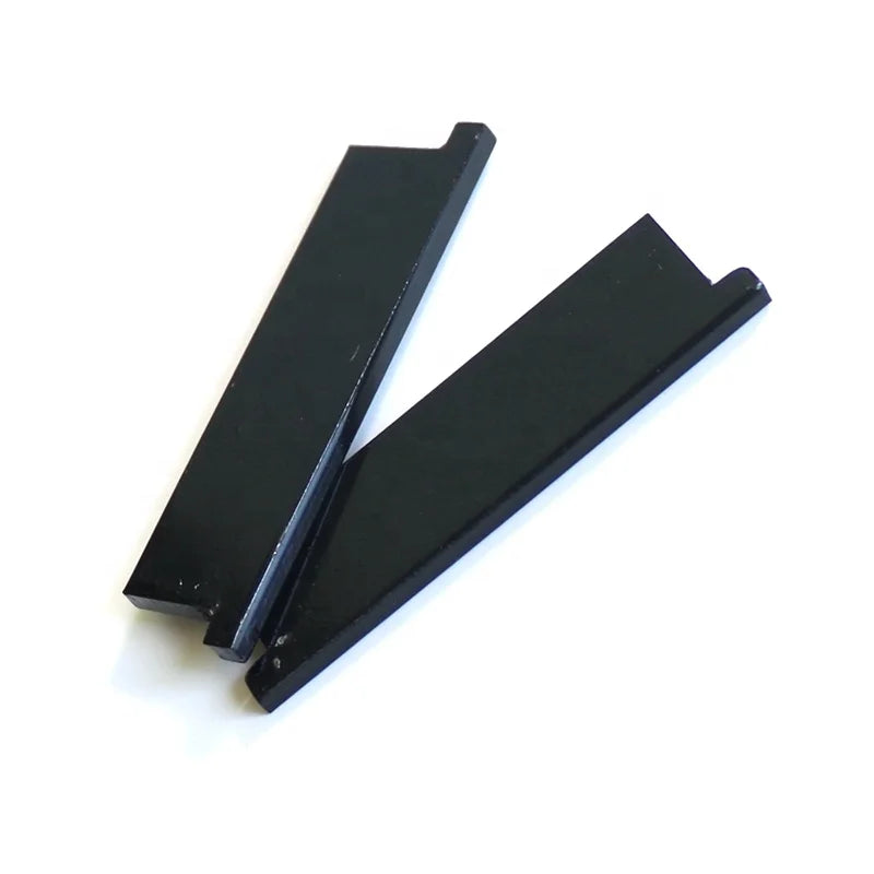 Black 57mm Humbucker Guitar Pickup Metal Blade for Rail Pole Piece Pickup Parts