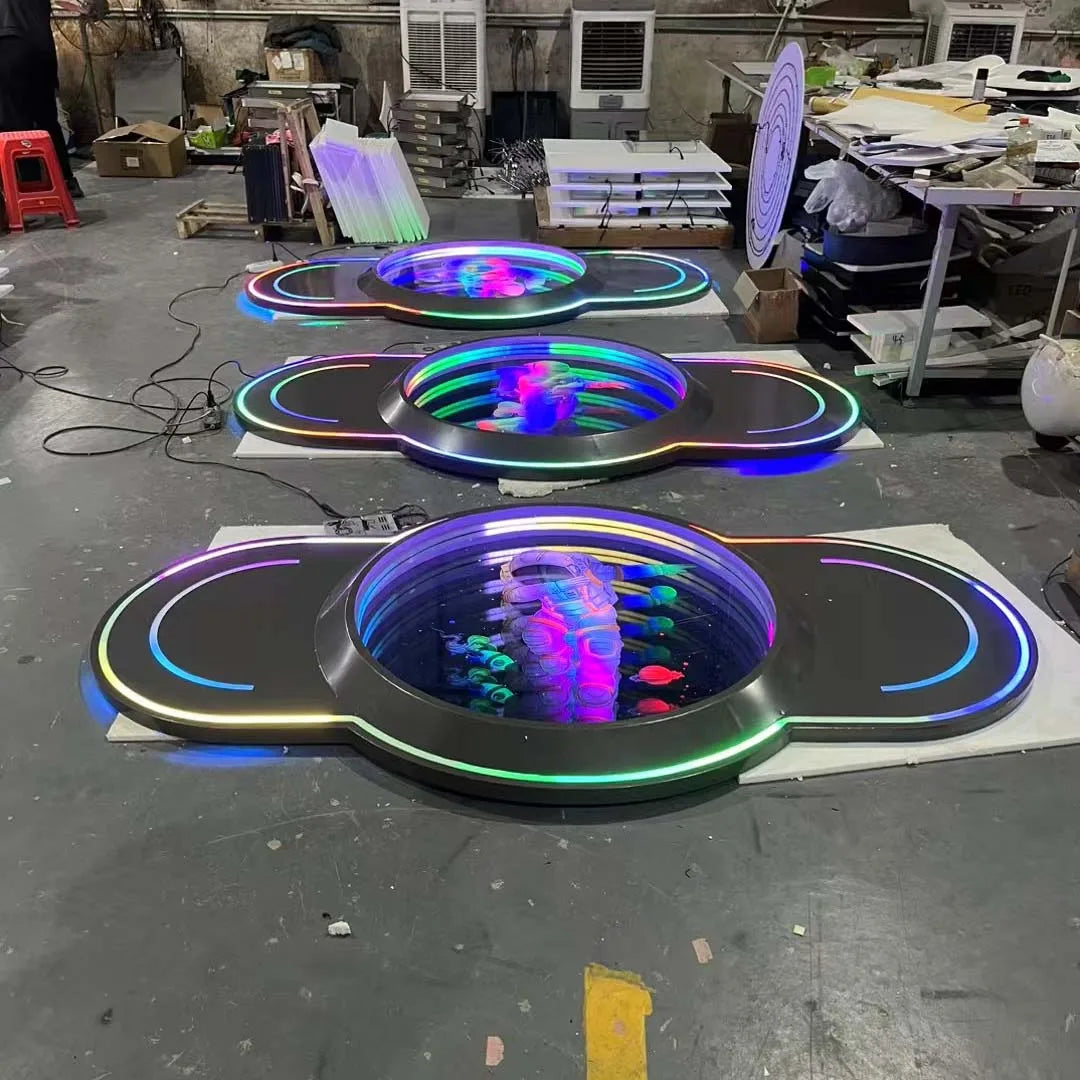 Disco Infinity Mirror Lights - Professional Stage Lighting for Festive Parties Bar & Family Use