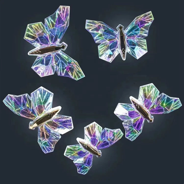 2023 Latest LED 5 Heads Ice Crack butterfly Lamp String for Hanging Decoration Ceiling Decorative