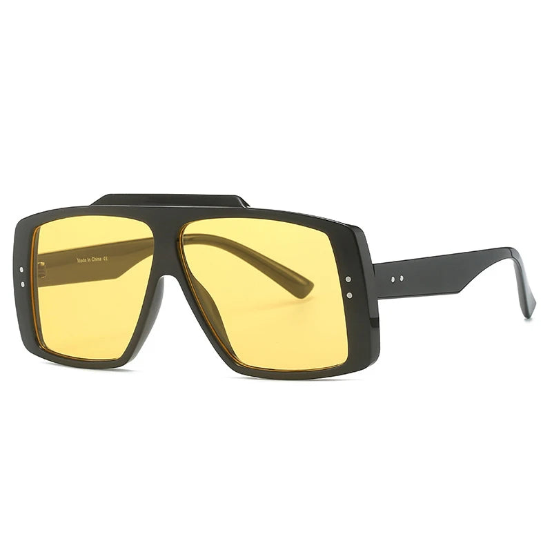 2024 Latest Hot Selling Luxury Wholesale Assembly Spring Hinges Square Frame Uv400 Sunglasses Eyewear Polarized Sunglasses Lens
