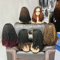 Raw Vietnamese Pre-Plucked  100% Virgin Human Hair Wholesale18 Inch Burmese Curls  5x5 Closure Lace 12A Grade Single Donor Wigs