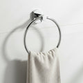 Wall Mounted Zinc Alloy Chrome Plated Eco-Friendly Modern Simple Hotel Bathroom Hand Towel Ring