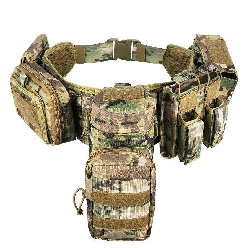 Yakeda Custom Molle Pockets Pouches Gear Hunting Waist Security Tactical Belt Padded Patrol Belt cinturones tactico MegaBDM