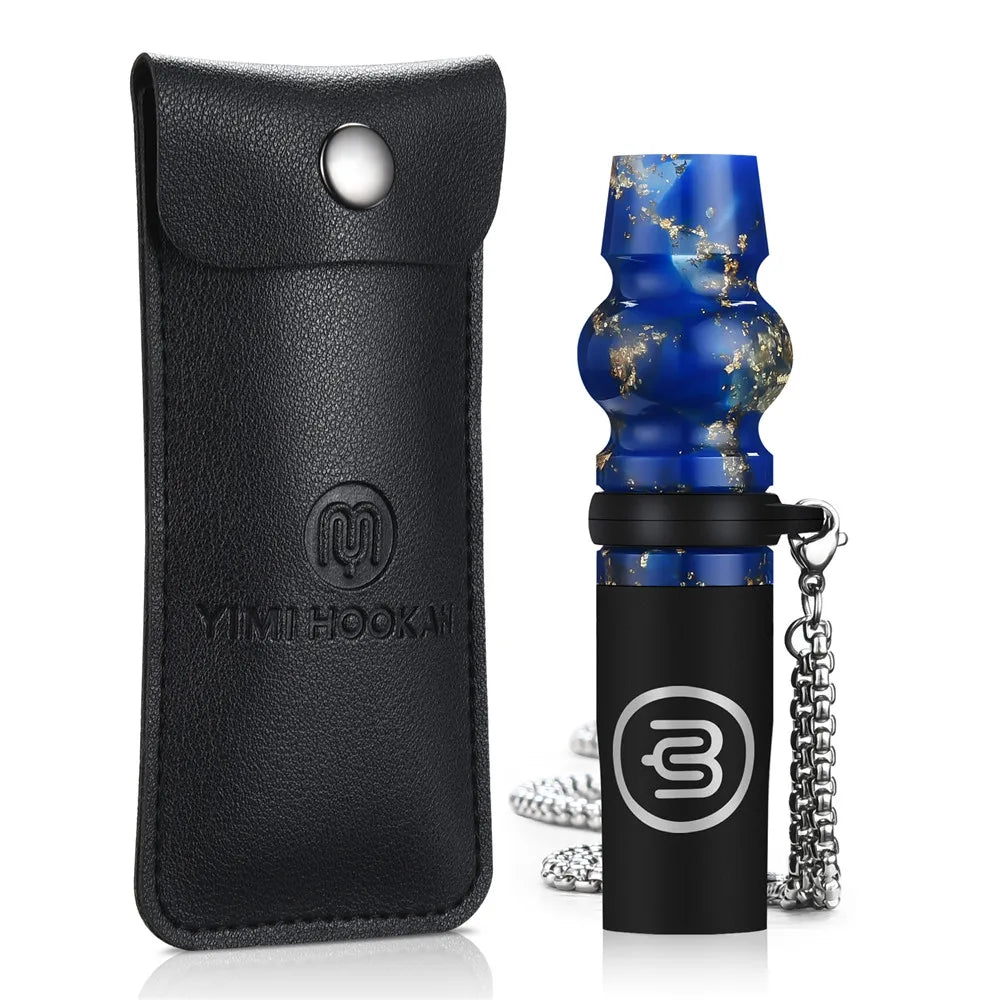 Yimi Hookah Tips Personal Shisha Mouthpiece Sanitary Shisha Mouth Tips with Lanyard and Box Custom Logo