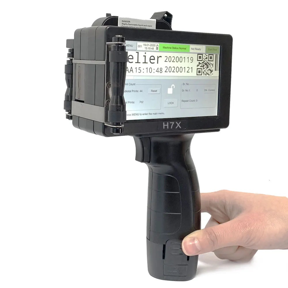 Inkjet Printer  Coding Machine with Refillable Ink Cartridge and Auto Reset Chips