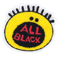 Wholesale Chenille Patches Sew-On Embroidered All Black BLM Patches