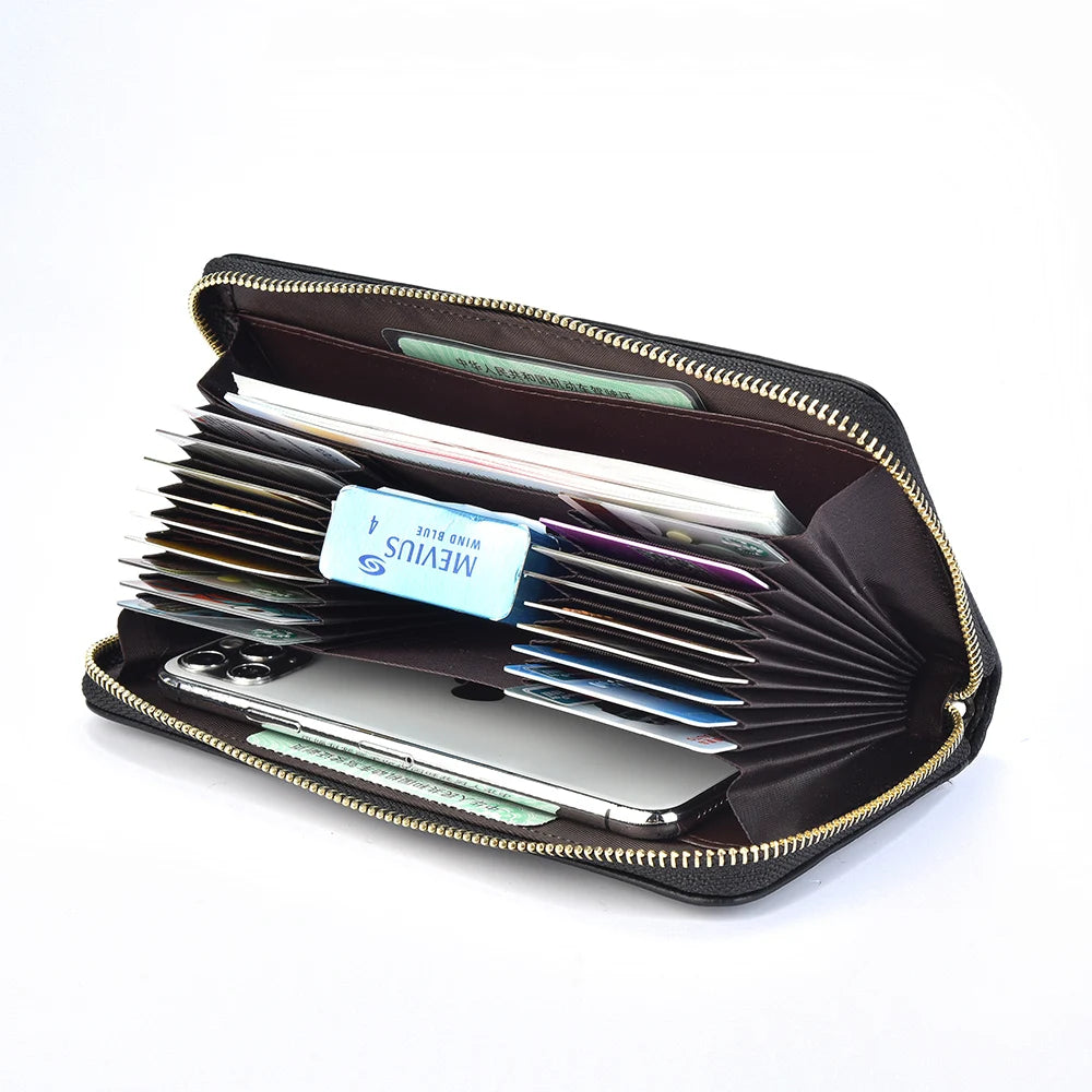 Clutch Wallet Men Purses Leather  Clutch Bags Card Holder Wallet