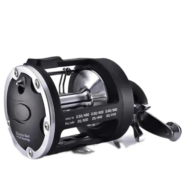Factory Wholesale Hot Selling Trolling Reel 2000/3000/4000 High Spool Large Capacity Round Reels Saltwater Trolling Reels
