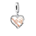 Fit Original Brand Charm Bracelet 925 Sterling Silver Graduation Scroll Hat Bead for Women Student Jewelry