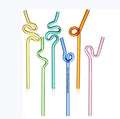 Wholesale Customized Heat Resistant Assorted Bent Reusable Twisty Wavy Wrinkle Glass Drinking Straws