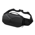 Black Hard Case EVA Small Mobile Phone Sport Side Chest Sling Crossbody Luggage Travel Shoulder Messenger Bag for Men Women