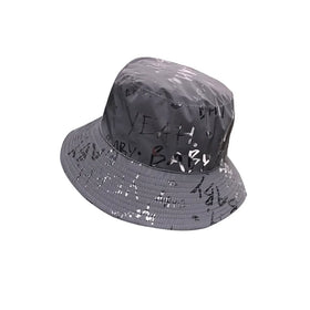 High Light Girls Boys 6 Panel Shiny Nylon Sport Running Grey Reflective Hat Women Men Fashion Reflected Baseball Trucker Cap