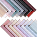 20sheet/Bag 58*58cm New Design Waterproof Florist Paper Plastic Wrapping Film  Golden Edge Flower Wrapping Paper