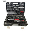WZAUTO Hot Sale 216 Pcs Auto Repair Tool Set Machine Socket Wrench Kit Ratchet Sockets Hand Tools Mechanic Screwdriver Tool Set