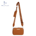 Fashion Crossbody Bag Unisex Leather Messenger Bag Sling Shoulder Bags Men Famous Brands Square Purses Custom